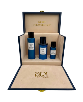 Graff Art Perfume Treasures Set 3pcs Perfume,body Spray,hair Mist