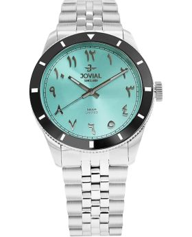 Jovial Watch Gents Silver Metal Quar 1513gsmq06e