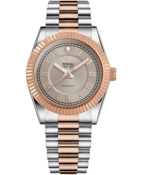 Jovial Watch Ladies Twotone Metal Quar  5088lamq02de