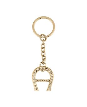 Aigner Fashion Keyring A-logo Gold Coloured 180048-0020