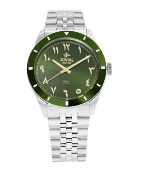 Jovial Watch Gents Silver Metal Quar  1513gsmq09e